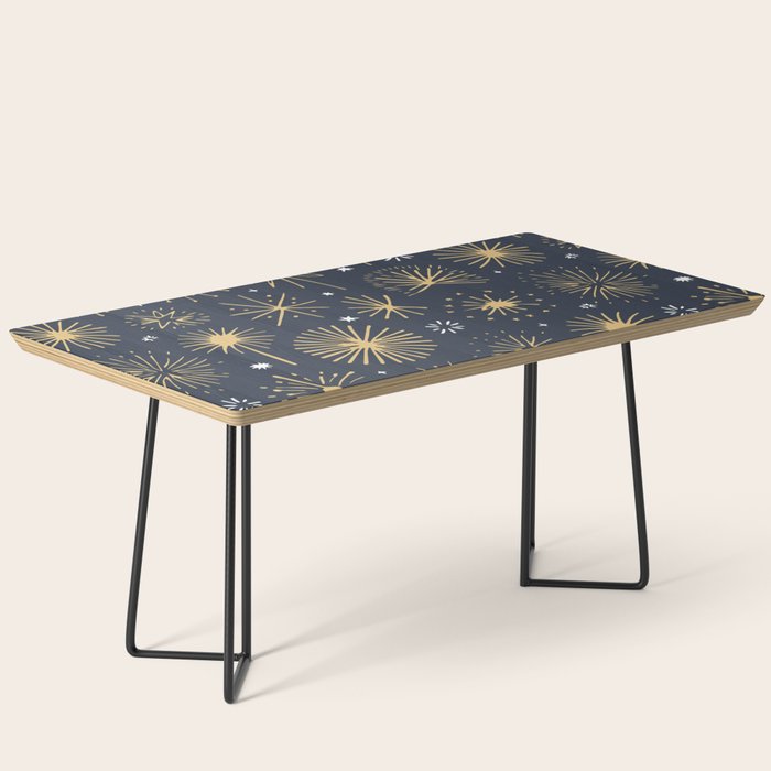 Firework display doodle art pattern Coffee Table Gallery Image 1