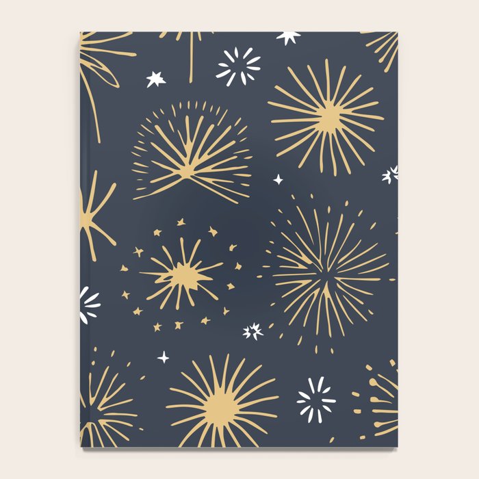 Firework display doodle art pattern Notebook Gallery Image 4