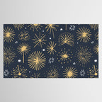 Firework display doodle art pattern Tablecloth Gallery Image 2