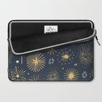 Firework display doodle art pattern Laptop Sleeve Gallery Image 2