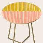 Peach & Tulip Yellow | PATTERN 06: The Retro Edition Side Table Gallery Image 2