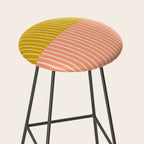 Peach & Tulip Yellow | PATTERN 06: The Retro Edition Stool Gallery Image 2