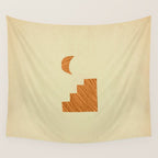 Minimalist moroccan night Wall Tapestry Gallery Image 4