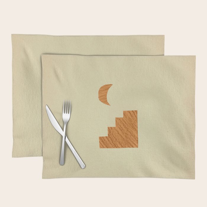 Minimalist moroccan night Placemat Gallery Image 1