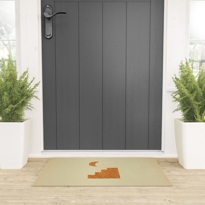 Minimalist moroccan night Welcome Mat Gallery Image 3