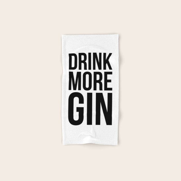Drink more gin Bath Towel Gallery Image 1