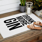 Drink more gin Outdoor Rug Gallery Image 2