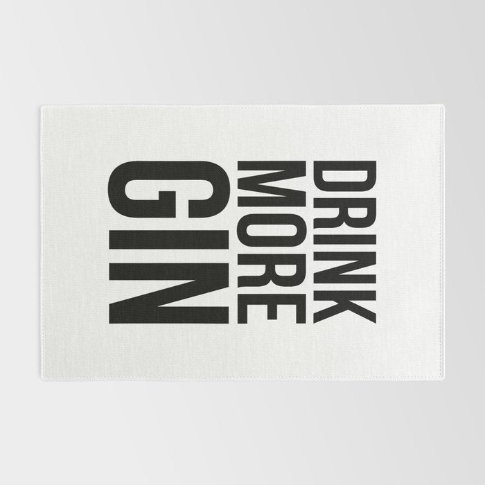 Drink more gin Rug Gallery Image 2