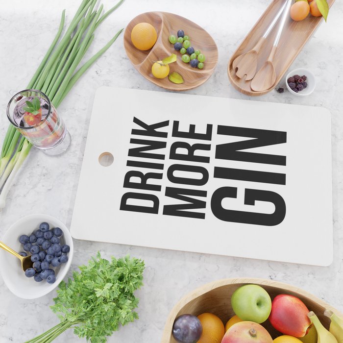 Drink more gin Cutting Board Gallery Image 2