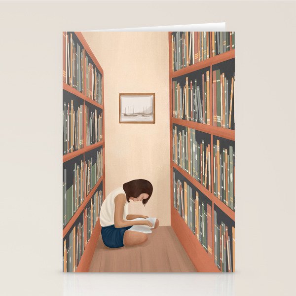 Getting Lost in a Book Stationery Card Gallery Image 1