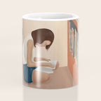 Getting Lost in a Book Coffee Mug Gallery Image 4