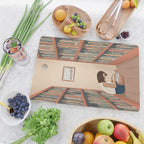 Getting Lost in a Book Cutting Board Gallery Image 2