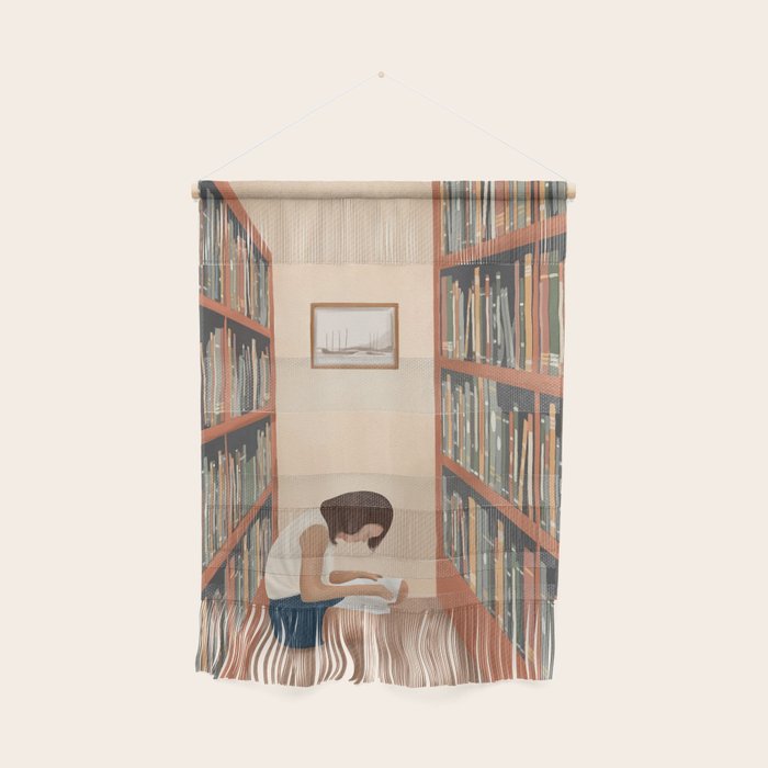 Getting Lost in a Book Wall Hanging Gallery Image 1
