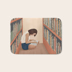Getting Lost in a Book Bath Mat Gallery Image 1
