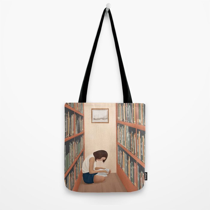 Getting Lost in a Book Tote Bag Gallery Image 2