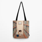 Getting Lost in a Book Tote Bag Gallery Image 2