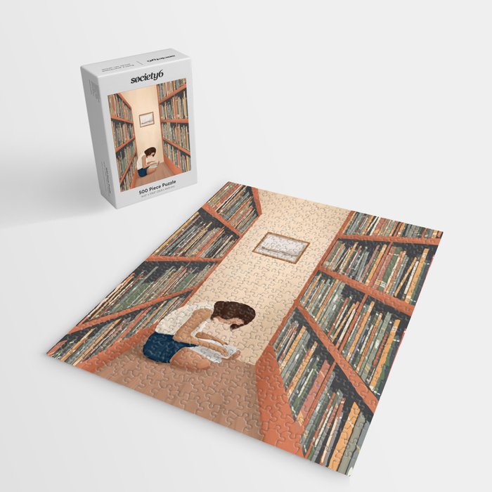 Getting Lost in a Book Jigsaw Puzzle Gallery Image 2