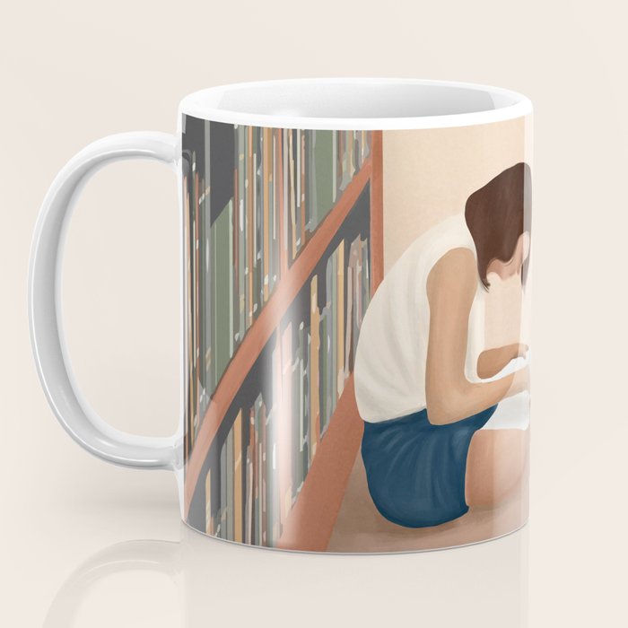 Getting Lost in a Book Coffee Mug Gallery Image 3