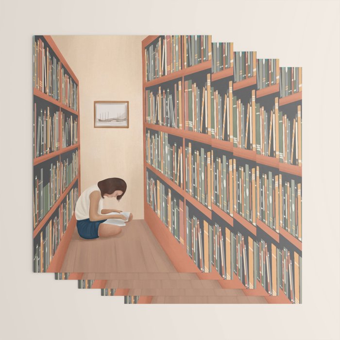 Getting Lost in a Book Wrapping Paper Gallery Image 3