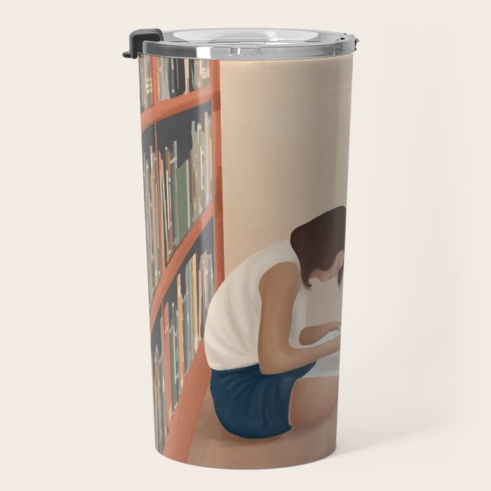 Getting Lost in a Book Travel Mug Gallery Image 3