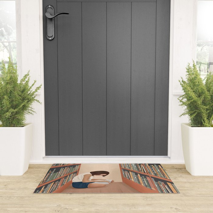 Getting Lost in a Book Welcome Mat Gallery Image 3