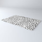 Nadia - Black and White, Animal Print, Dalmatian Spot, Spots, Dots, BW Rug Gallery Image 3