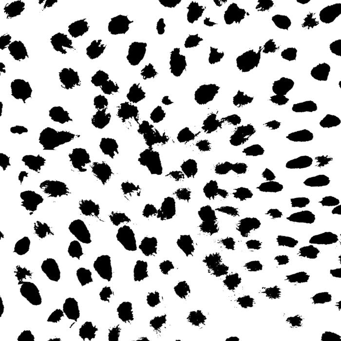 Nadia - Black and White, Animal Print, Dalmatian Spot, Spots, Dots, BW Coffee Mug Gallery Image 2