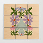 Freedom - Bird and Flowers Wood Wall Art Gallery Image 1
