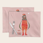 Christmas Chicken - illustration Placemat Gallery Image 1