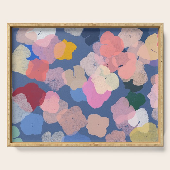 hydrangea 10 Serving Tray Gallery Image 1