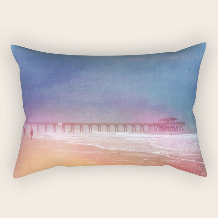 Her Heart was as Wild as a Stormy Sea Rectangular Pillow Gallery Image 1