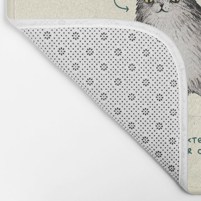 Anatomy of a Maine Coon Bath Mat Gallery Image 2