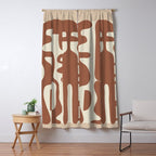 Terracotta Dreams  2 Window Curtain Gallery Image 5