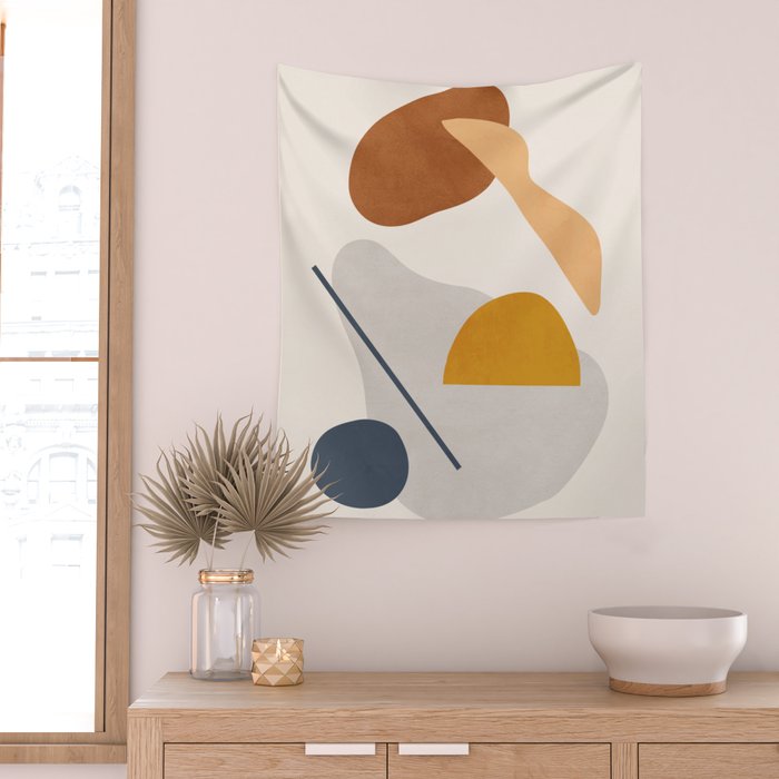 Abstract Art / Shapes 34 Wall Tapestry Gallery Image 2