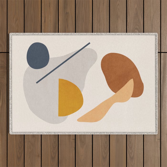 Abstract Art / Shapes 34 Outdoor Rug Gallery Image 1
