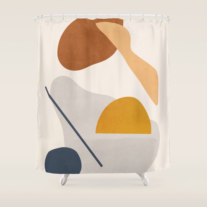 Abstract Art / Shapes 34 Shower Curtain Gallery Image 1
