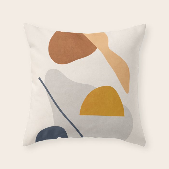 Abstract Art / Shapes 34 Throw Pillow Gallery Image 6