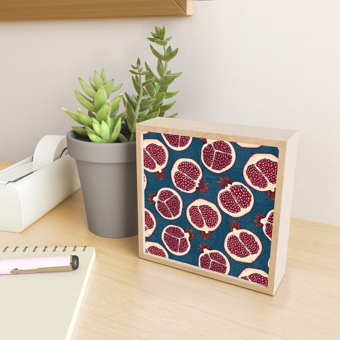 Pomegranate slices  Mini Art Print Gallery Image 2