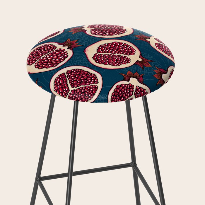 Pomegranate slices  Stool Gallery Image 2