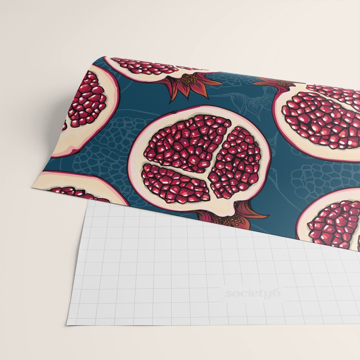 Pomegranate slices  Wrapping Paper Gallery Image 2