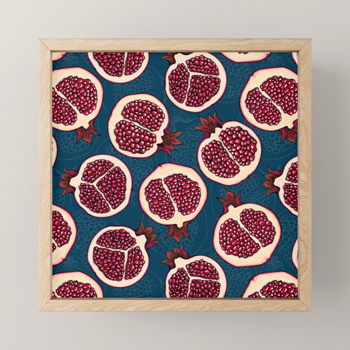 Pomegranate slices  Mini Art Print Gallery Image 1