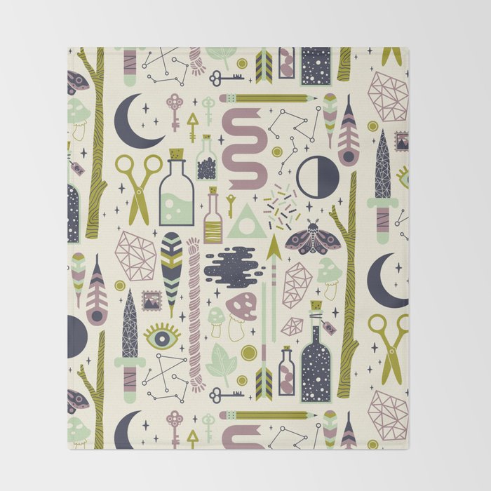 The Witch's Collection Throw Blanket Gallery Image 2