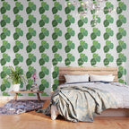 Monstera Tropical Plant Painting Wallpaper Gallery Image 3