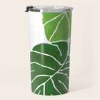Monstera Tropical Plant Painting Travel Mug Gallery Image 3