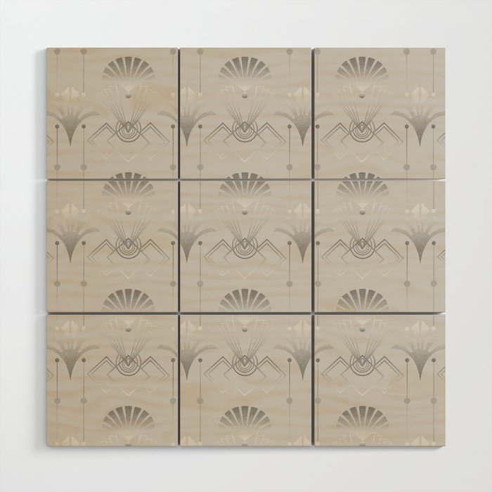 Art Deco Wood Wall Art Gallery Image 1