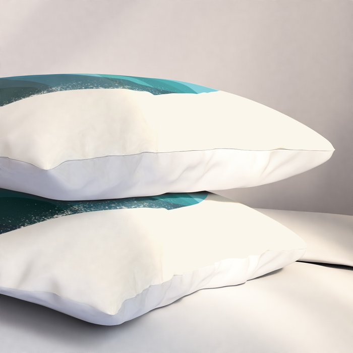 Deep blue ocean Pillow Sham Gallery Image 3