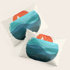 Deep blue ocean Pillow Sham Gallery Image 3