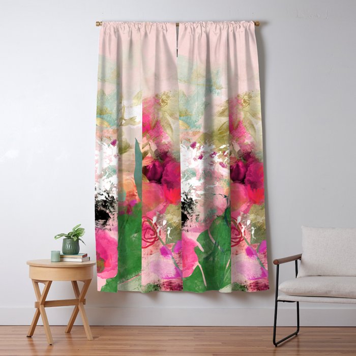 pink summer wind Window Curtain Gallery Image 5