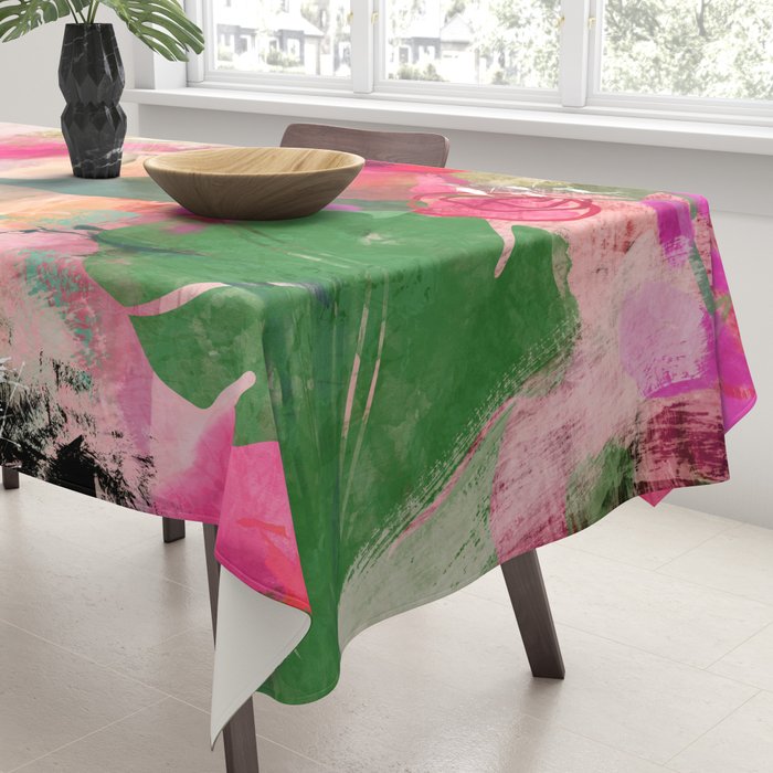 pink summer wind Tablecloth Gallery Image 3