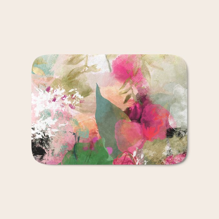 pink summer wind Bath Mat Gallery Image 1
